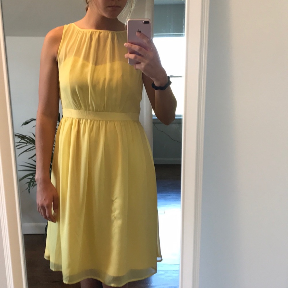 Yellow Bridesmaid Dress